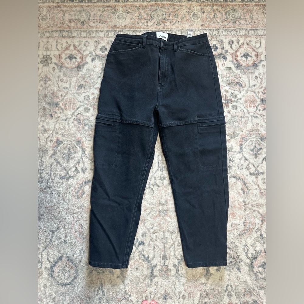 OAK Pants Men’s Black Straight-Leg Jeans